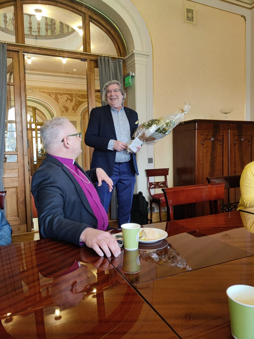 Åbo svenska församling fick gratulerade Åbo Akademis nyinstallerade rektor Mikael Lindfelt