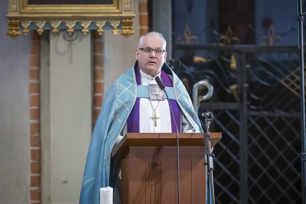 biskop Bo-Göran Åstrand predikade