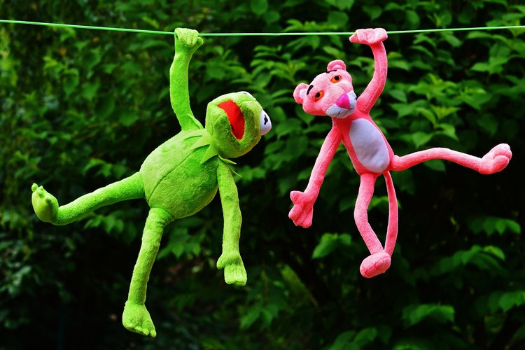 Kermit och Pink Panter